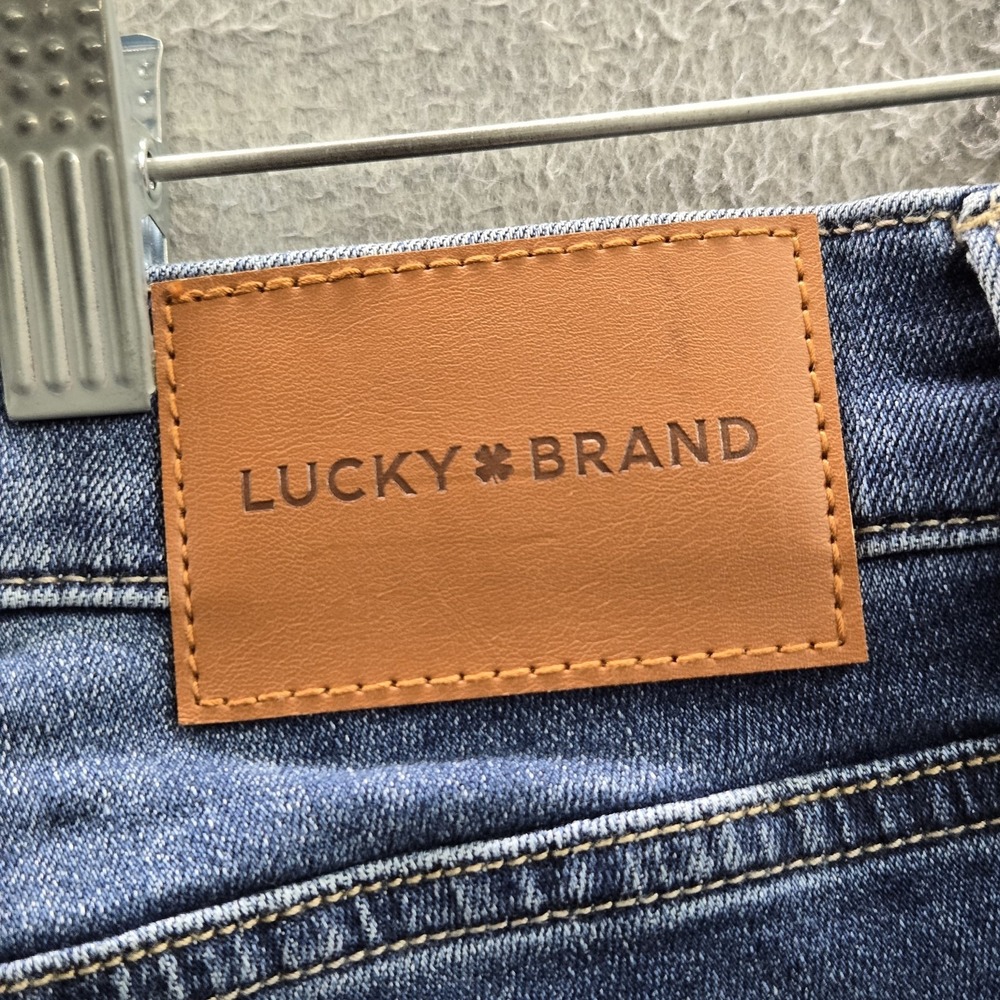 Lucky Brand Women Jeans 10/30A Blue Denim Bootcut 29.5" Inseam Raw Hem - Picture 10 of 12